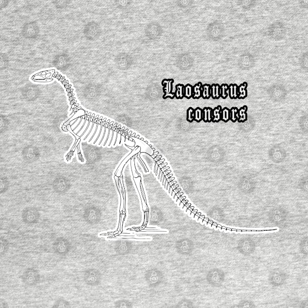 🦖 Fossil Skeleton of Laosaurus consors Dinosaur Species by Pixoplanet